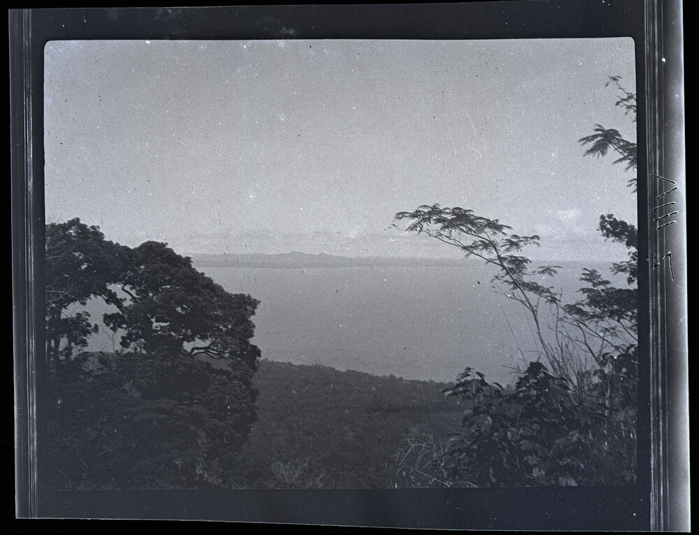 [Manum Island, New Guinea] View of the Mainland from this Garden