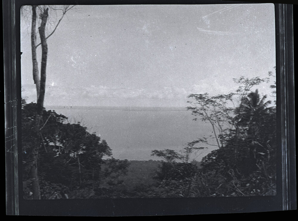 [Manum Island, New Guinea] View of the Sea and Mainland from Ainda&rsquo;s Garden