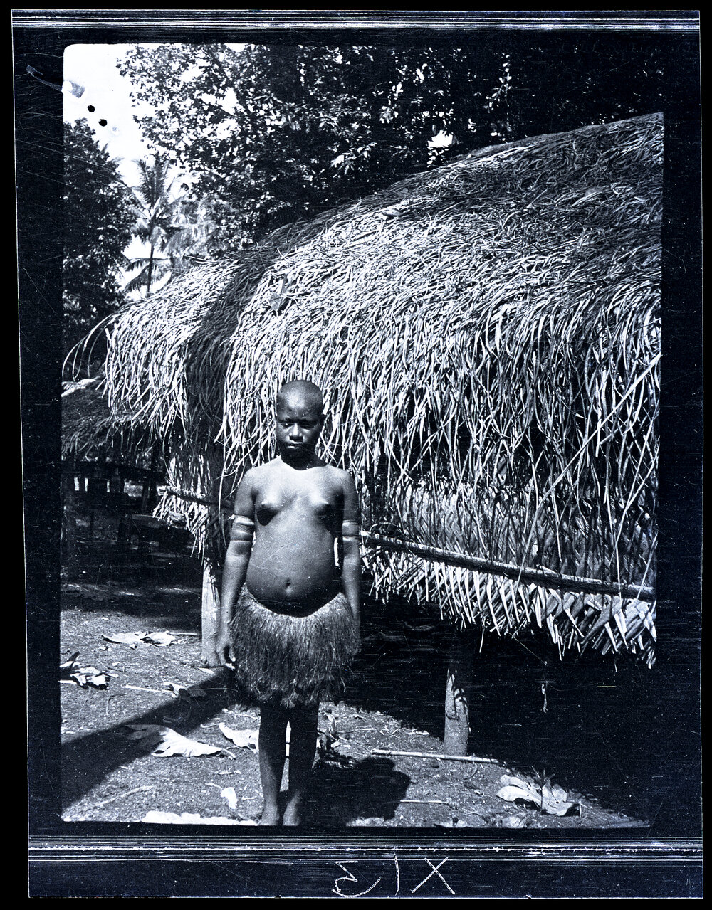 [Manum Island, New Guinea] Gigira at the Back of Joseph&rsquo;s House