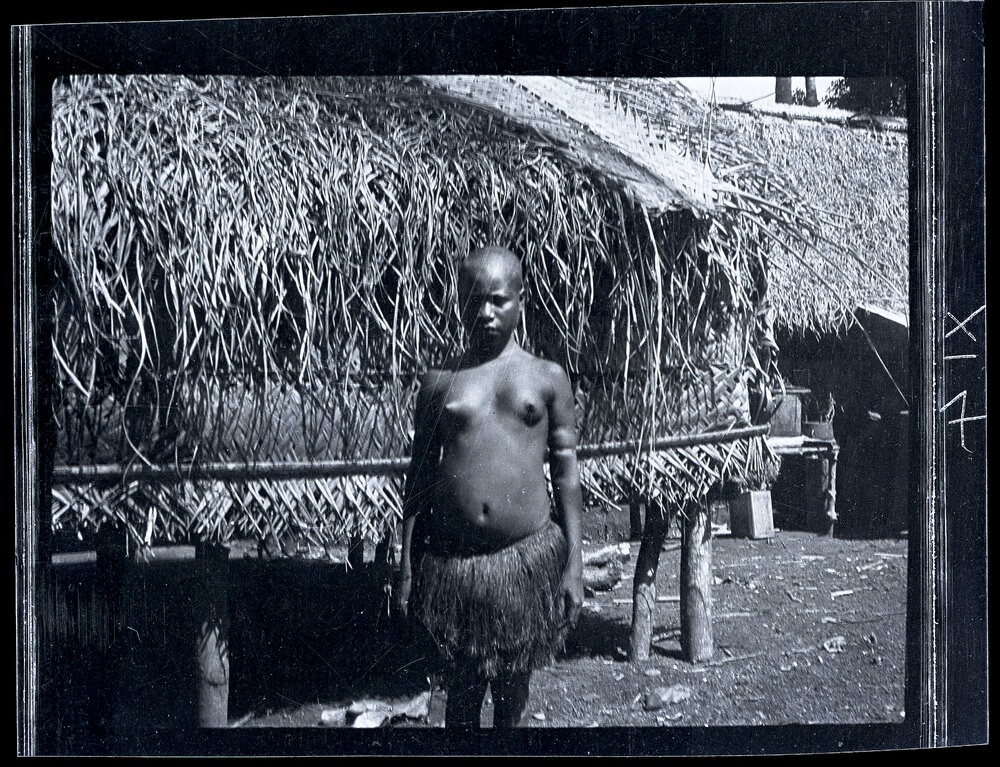 [Manum Island, New Guinea] Gigira at the Back of Joseph&rsquo;s House