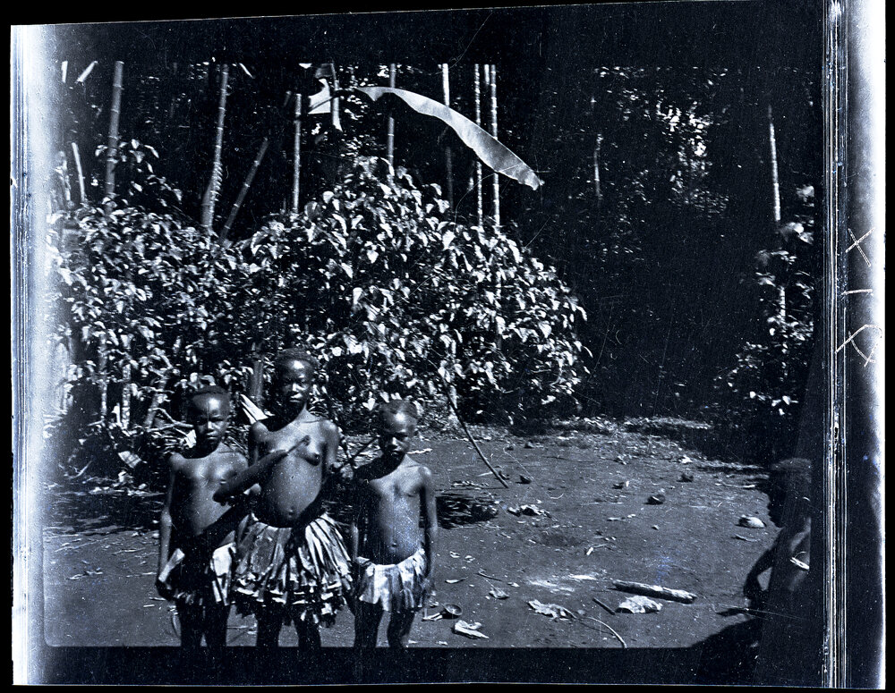 [Manum Island, New Guinea] Sagido and her Two Eldest Maids in Waiting