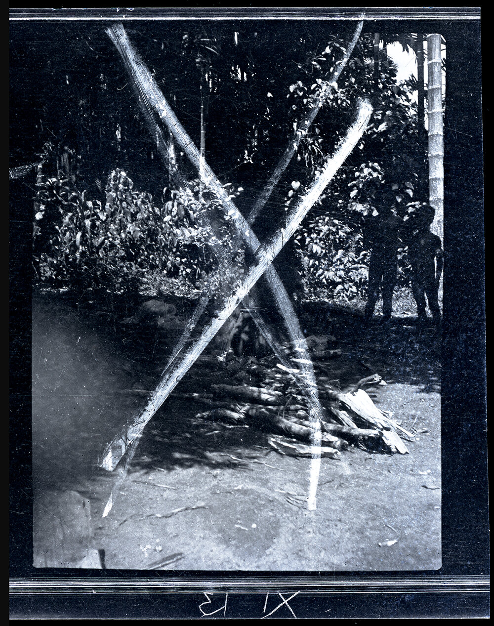 [Manum Island, New Guinea] Preparing to Make the Dye