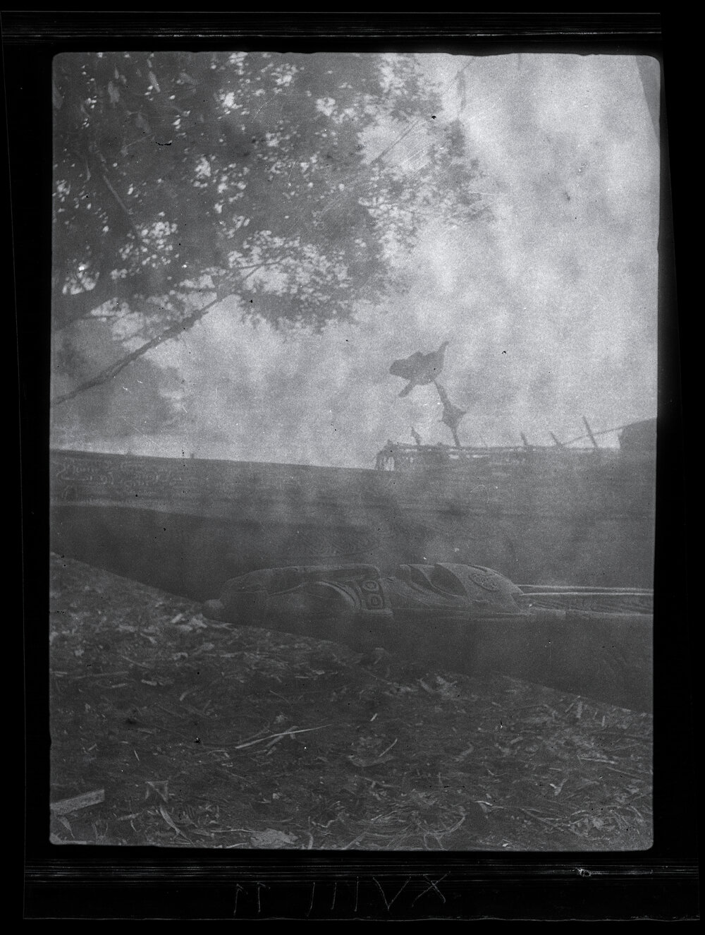 [Manum Island, New Guinea] A Morupu on a Visiting Canoe from Nubia