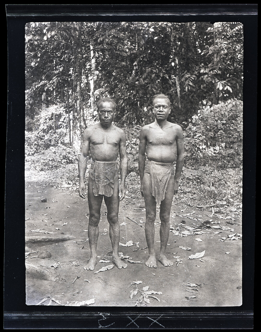 [Manum Island, New Guinea] The Other Two Male Members of this Homestead