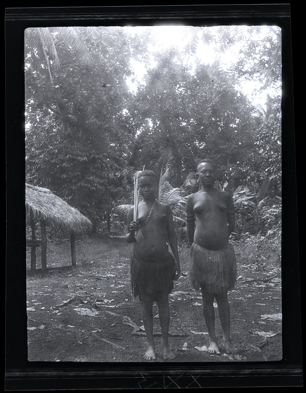 [Manum Island, New Guinea] Gigira and one of her Orthocousins