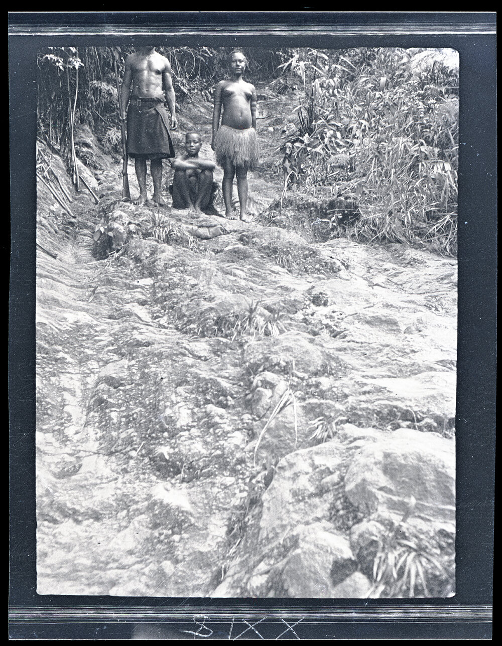 [Manum Island, New Guinea] On the Rocks Where the Dabwa and Buriata Gulleys Meet About 2000 ft [feet] up