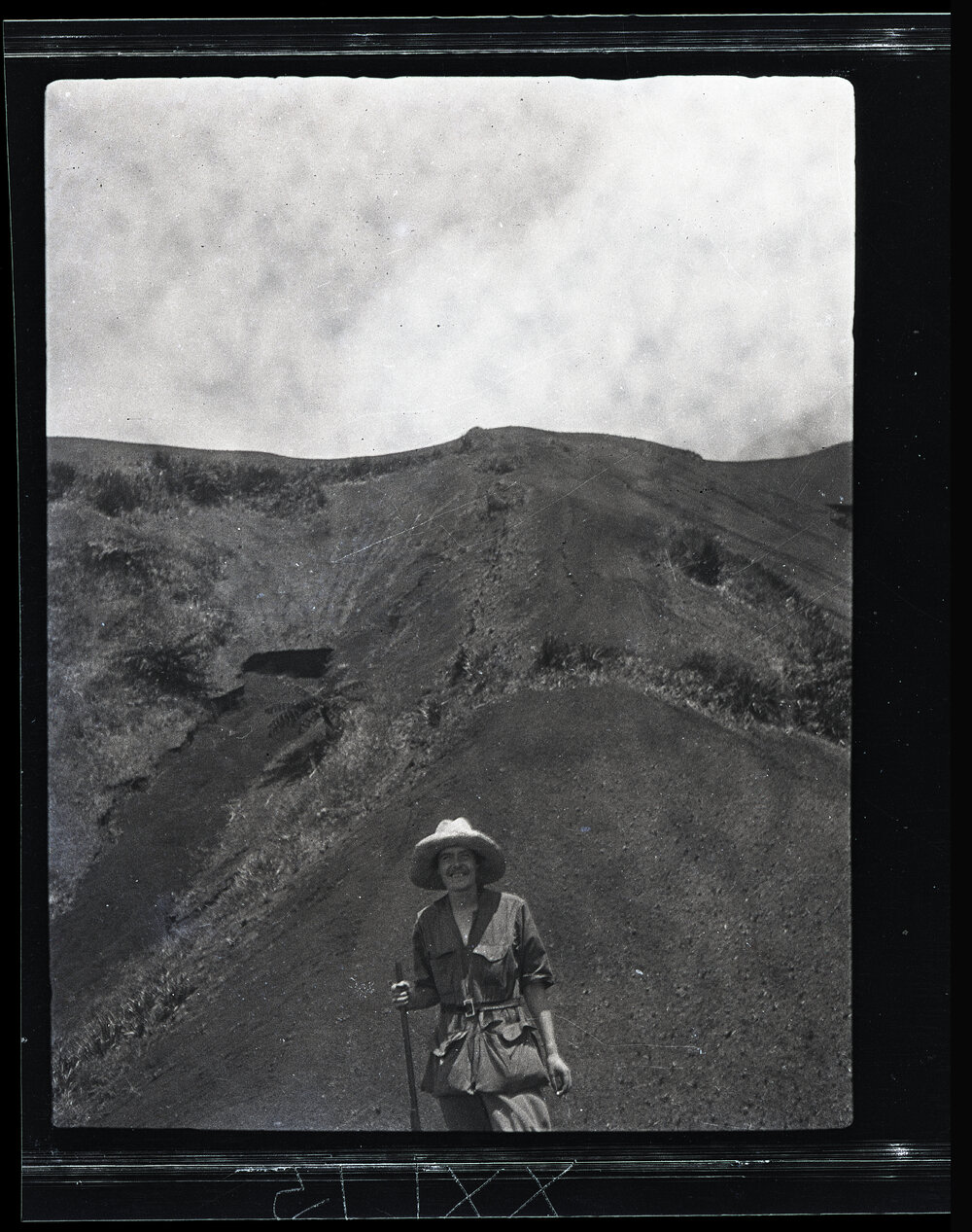 [Manum Island, New Guinea] CHW [Camilla H Wedgwood] on the Same Ridge