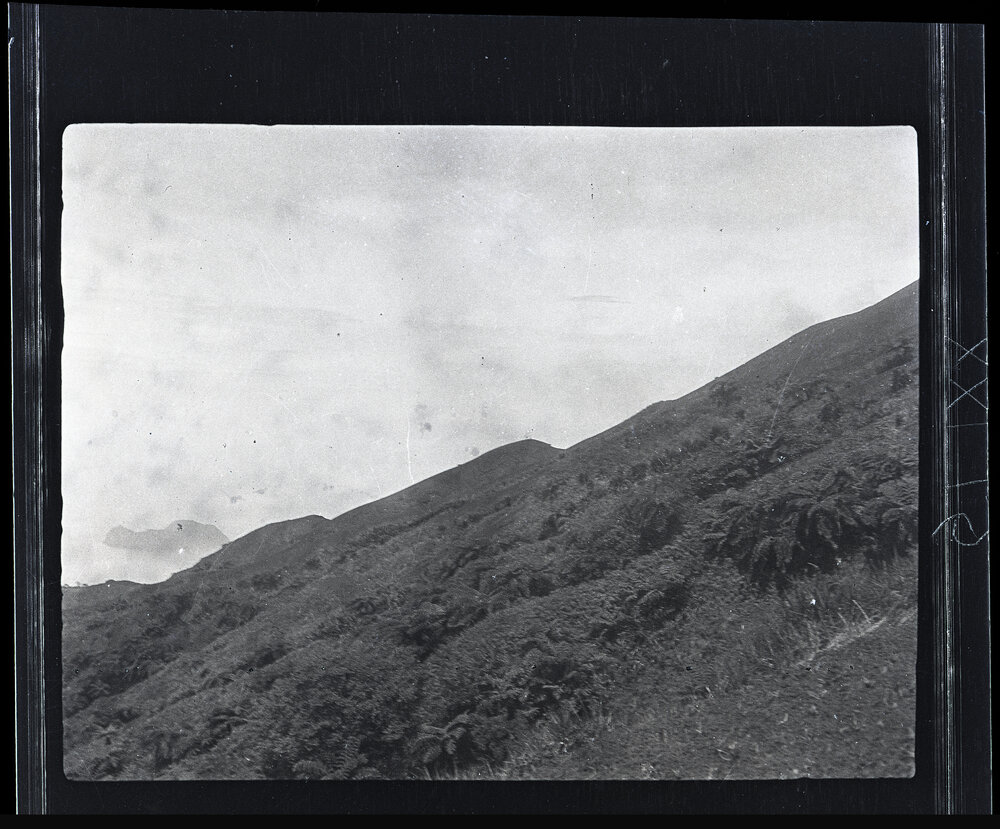 [Manum Island, New Guinea] View of the Yasa Ridge and of Boisa from circ 37500 ft [feet]. 