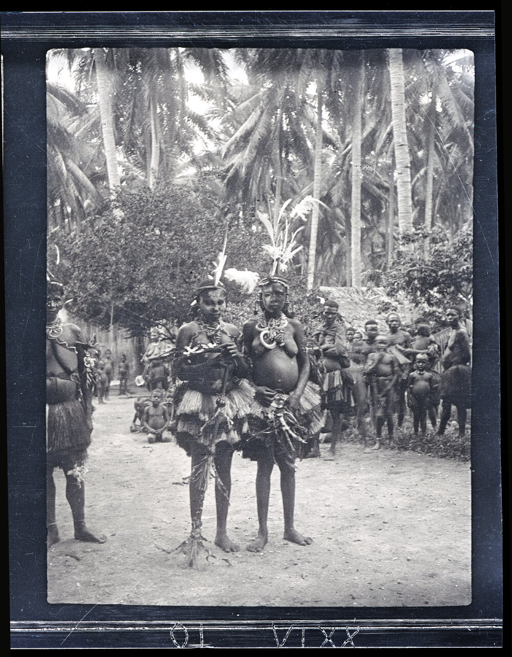 [Manum Island, New Guinea] Two More Girl Dancers of Awar