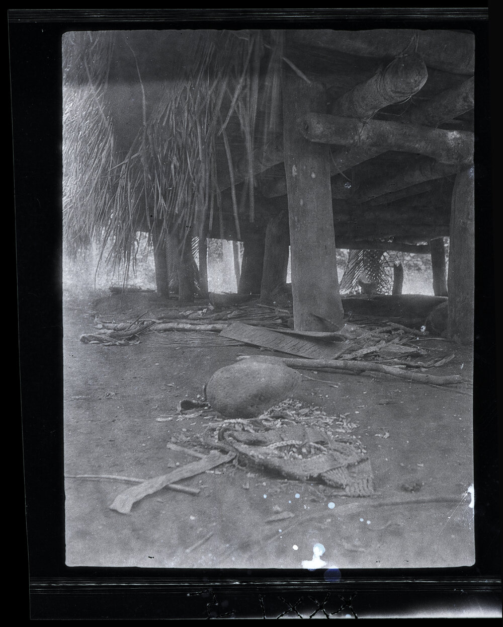 [Manum Island, New Guinea] The Smashed Dogs Teeth and Shell Ornaments, Smashed by Badzaba after her Baby&rsquo;s Funeral