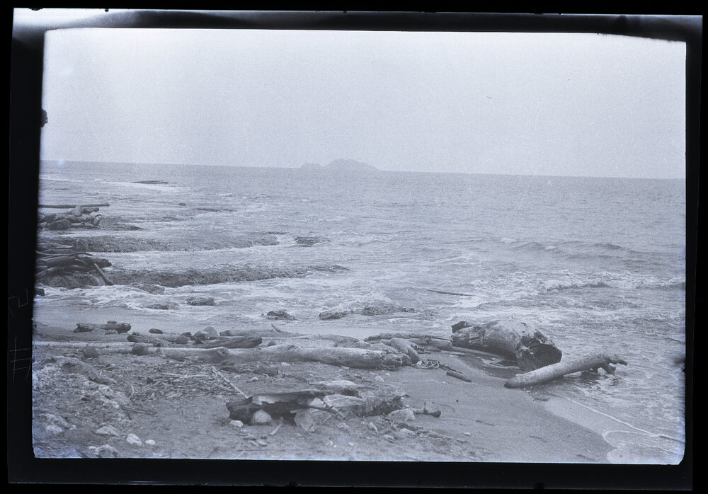 [Manum Island, New Guinea] Boissa Island as Seen from the Beach of Awar Plantation