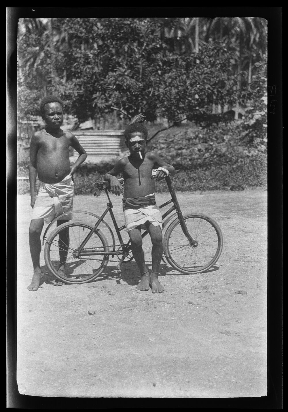 [Manum Island, New Guinea] Maswash and ? Konysk at Av&rsquo;ar Plantation
