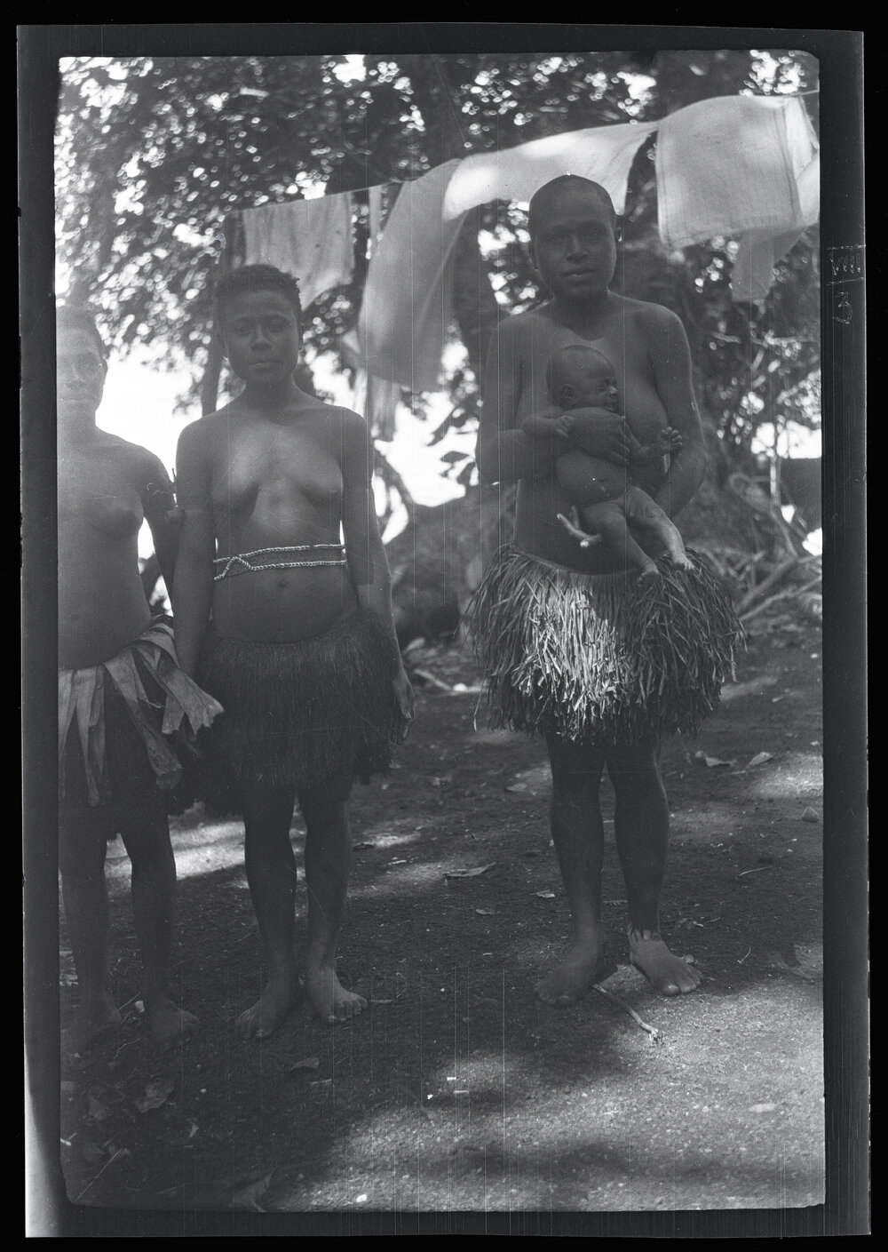 [Manum Island, New Guinea] Badzaba and her Baby Shortly after her Period of Seclusion 