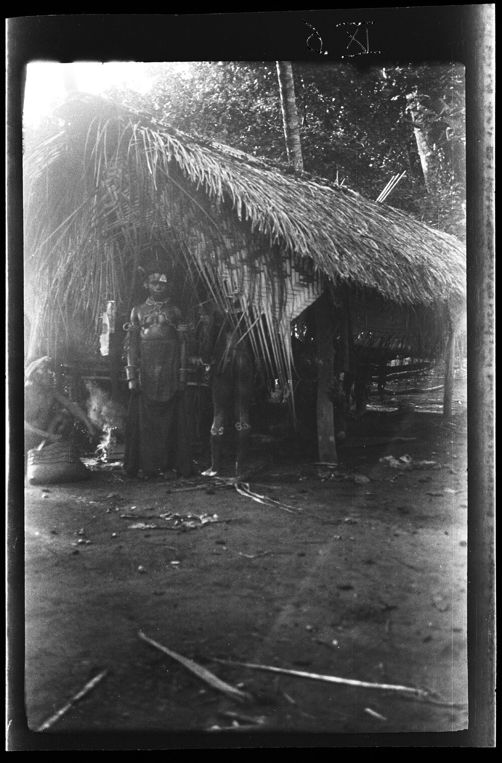 [Manum Island, New Guinea] The Small House in Mamboti&rsquo;s Homestead Built for Tsu&rsquo;ua and his Co-initiates to Sleep in