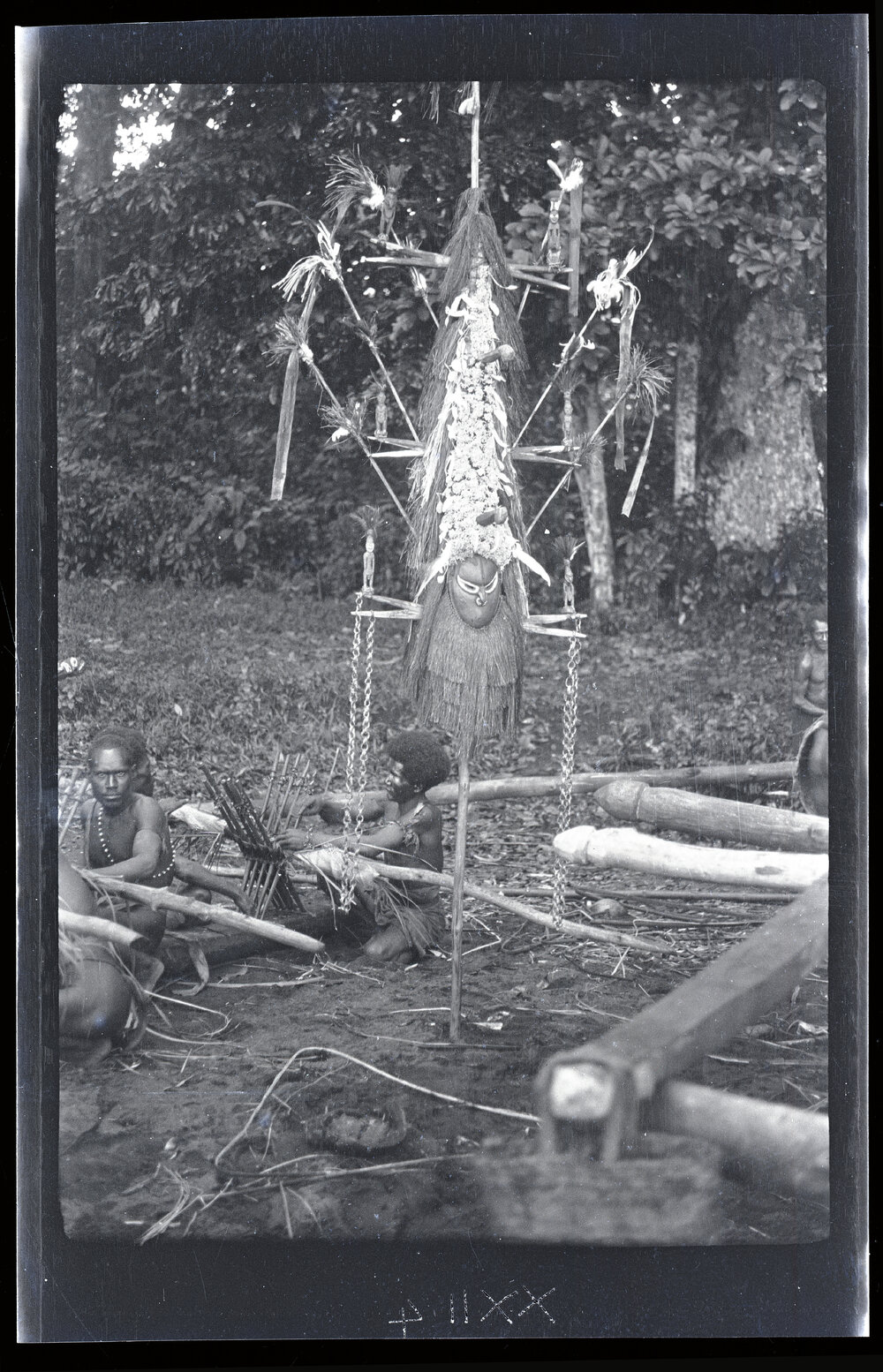 [Manum Island, New Guinea] The Lower Part of the Finished laŋolaŋo of Yabu&rsquo;s Canoe