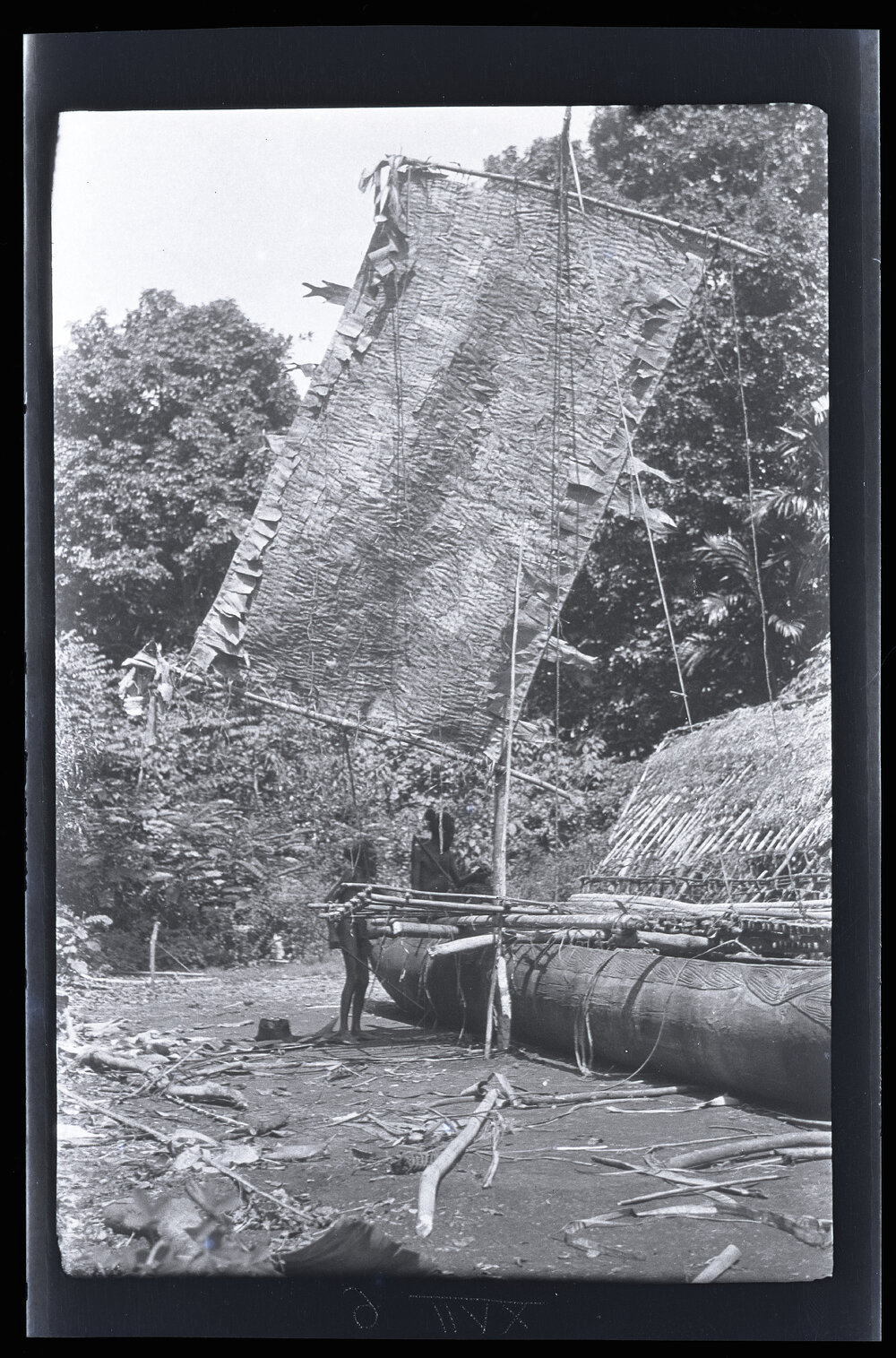 [Manum Island, New Guinea] Children Fishing with Small Traps