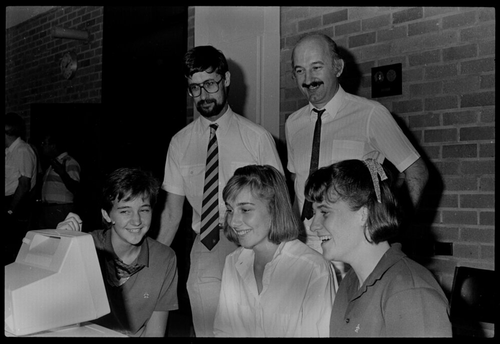 First Year Female Engineering Students with Department of Electrical Engineering Staff