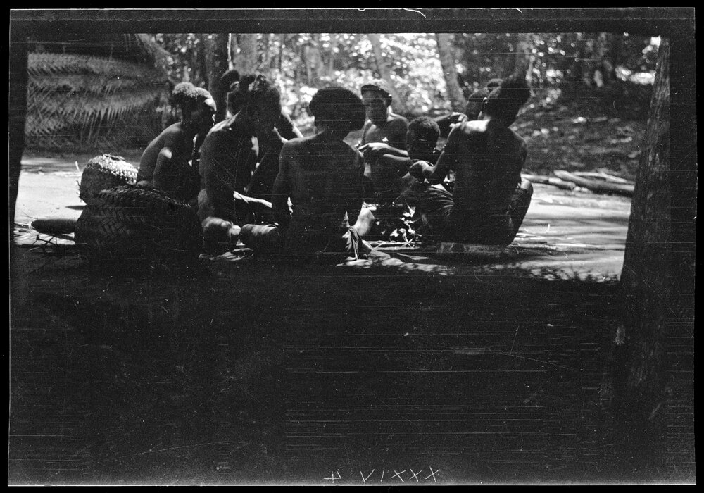 [Manum Island, New Guinea] A Further Stage of the Work on Sagido
