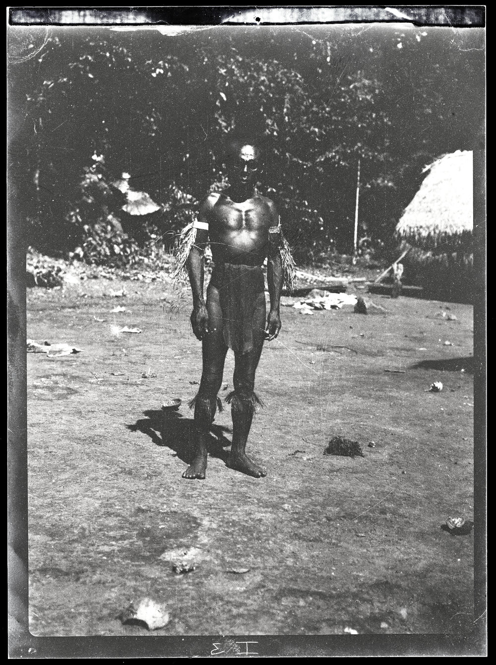 [Manum Island, New Guinea] Borogam of Buriata in Mourning for his Son