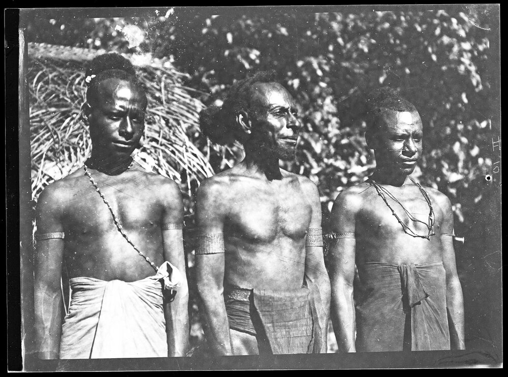 [Manum Island, New Guinea] Yabururu and his Two Sons