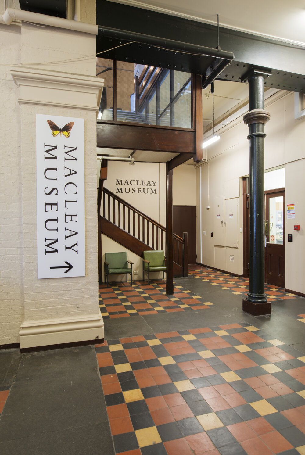 Macleay Museum Western Foyer Entrance and Landing