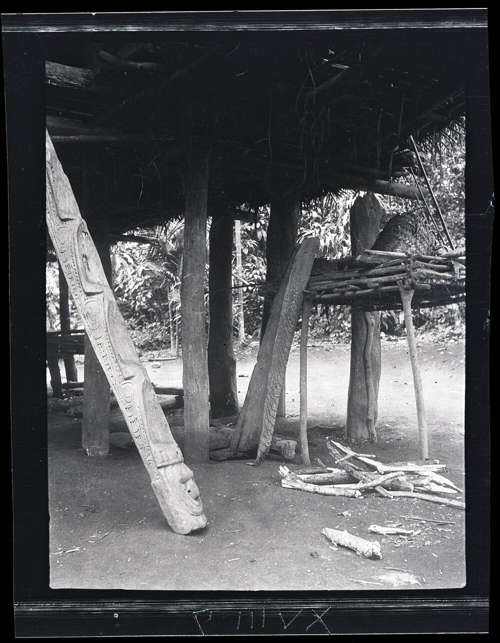 [Manum Island, New Guinea] The North (Main) End of Aupo&rsquo;s House