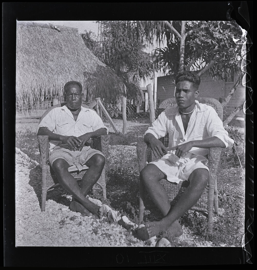 [Narau] Chief Babe of Aiwo and his Kinsman Gideon