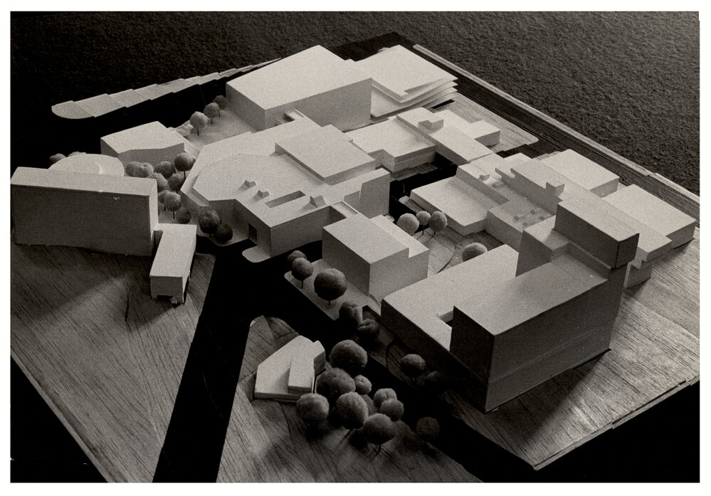 Model Of The International House Complex On The Corner Of City Rd And Cleveland