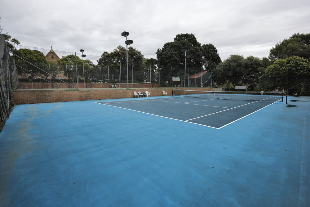 Tennis Courts on the Chau Chak Wing Museum Site