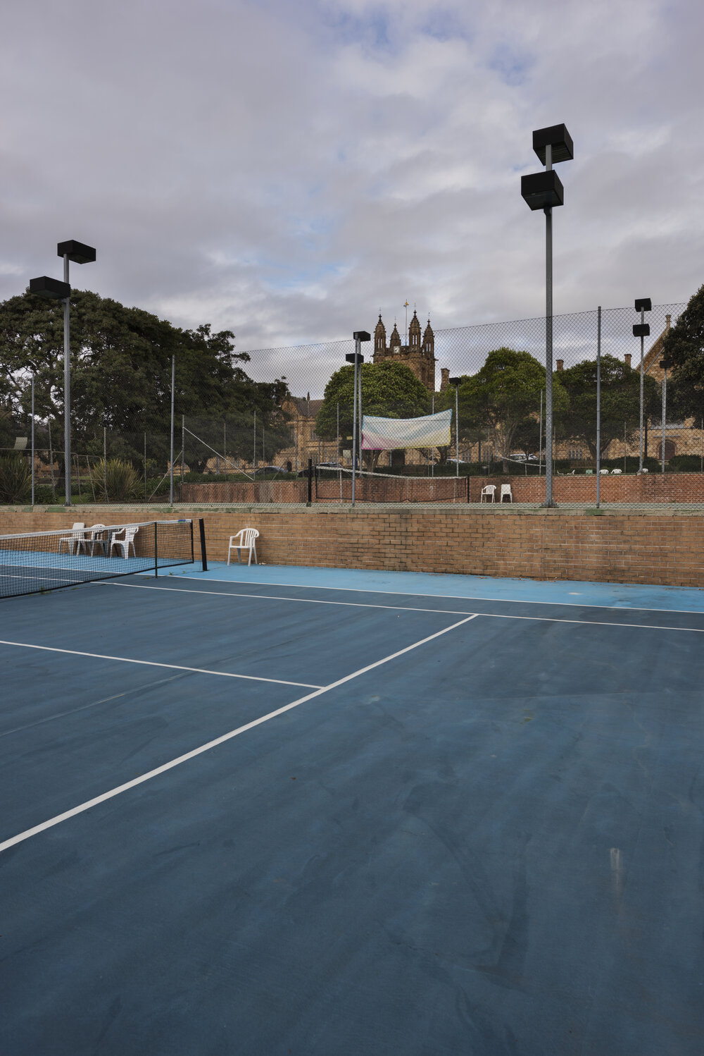 Tennis Courts on the Chau Chak Wing Museum Site