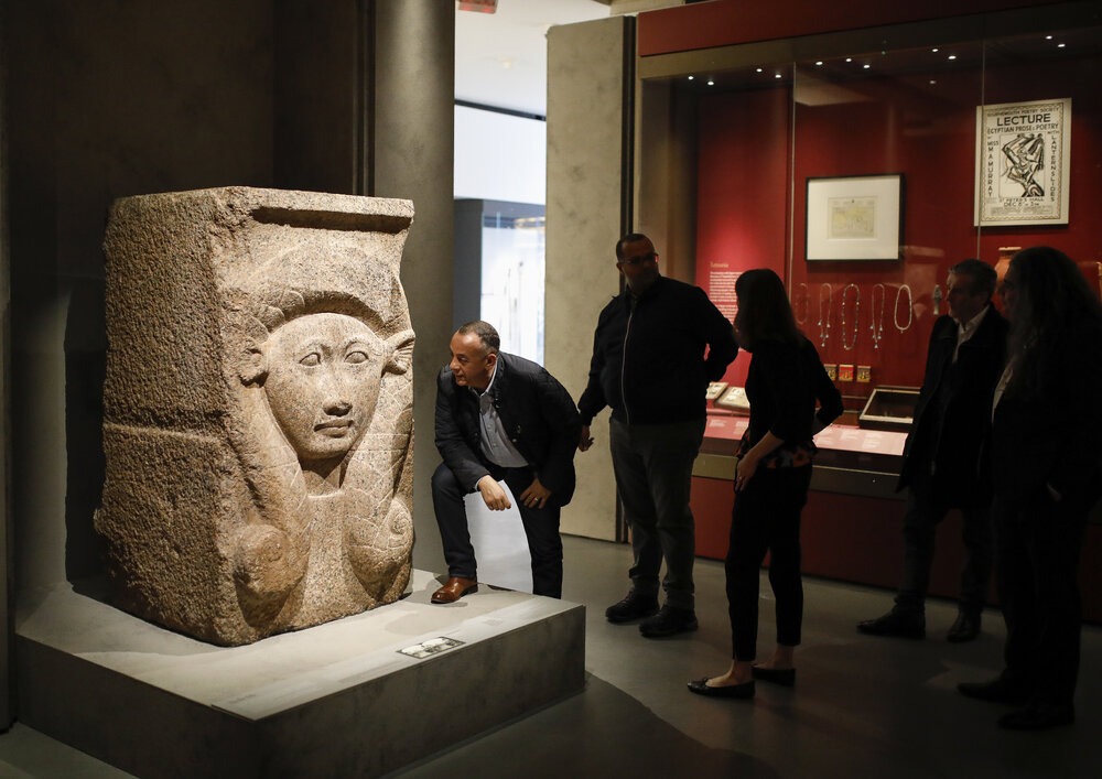 Dr Mustafa Waziry, Secretary General of the Supreme Council of Antiquities, Visiting the Chau Chak Wing Museum