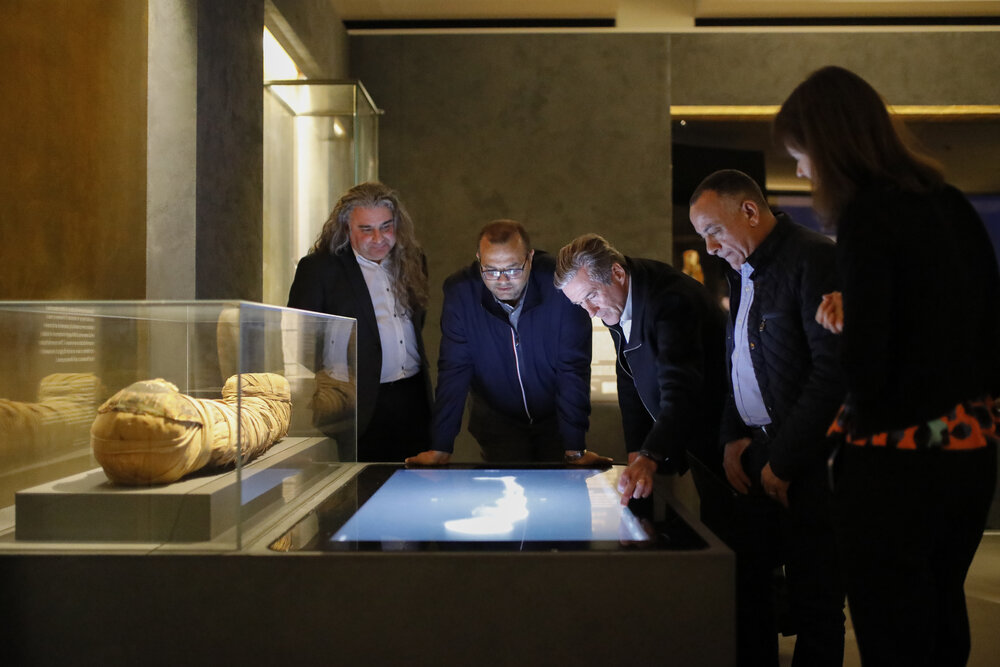 Dr Mustafa Waziry, Secretary General of the Supreme Council of Antiquities, Visiting the Chau Chak Wing Museum