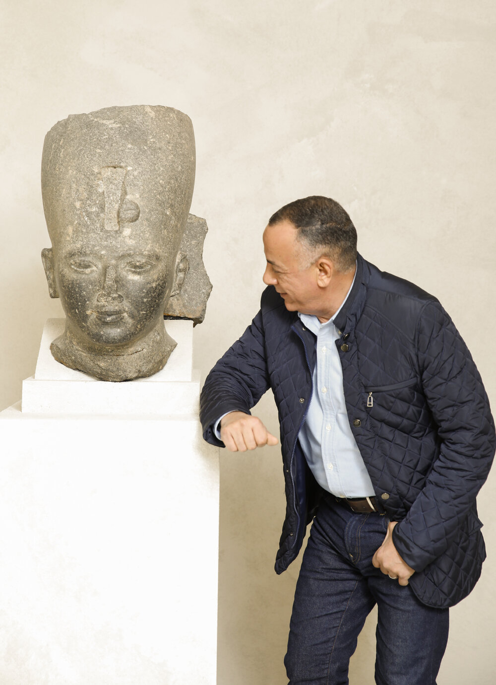 Dr Mustafa Waziry, Secretary General of the Supreme Council of Antiquities, Visiting the Chau Chak Wing Museum