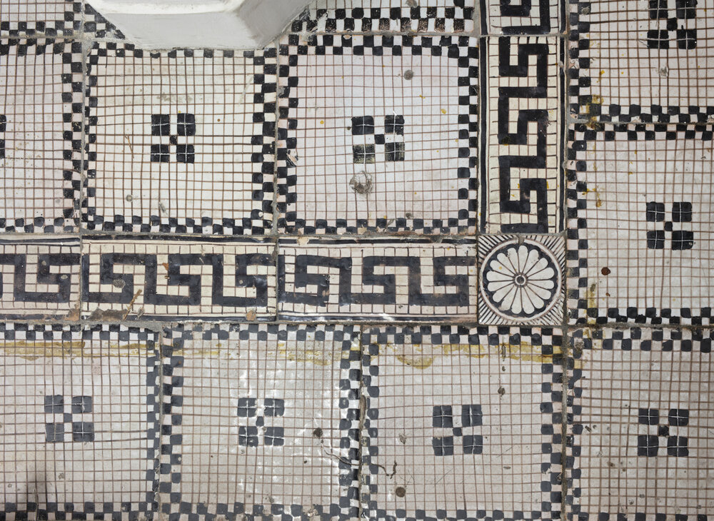 Decorated Floor of the Oriental Studies Room Lobby 