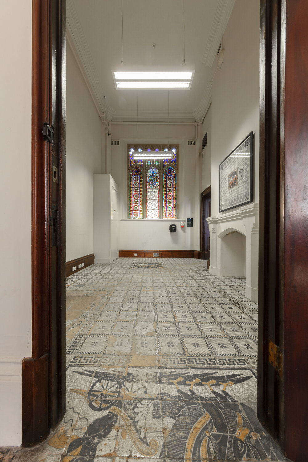 Decorated Floor of the Oriental Studies Room Lobby 