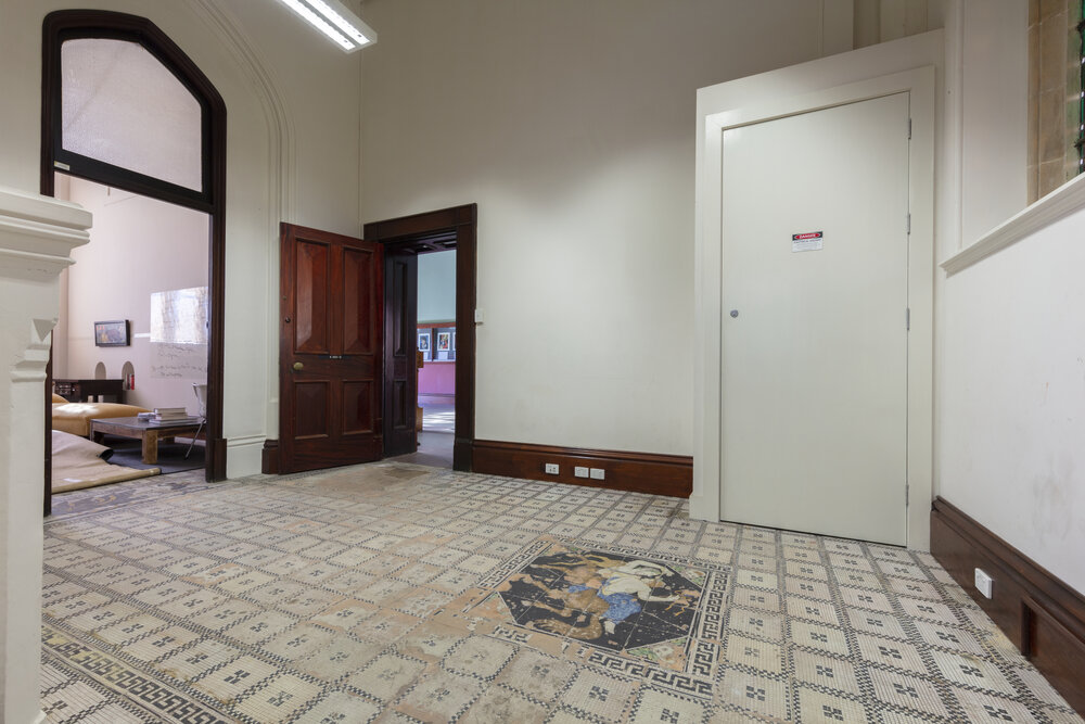 Decorated Floor of the Oriental Studies Room Lobby 