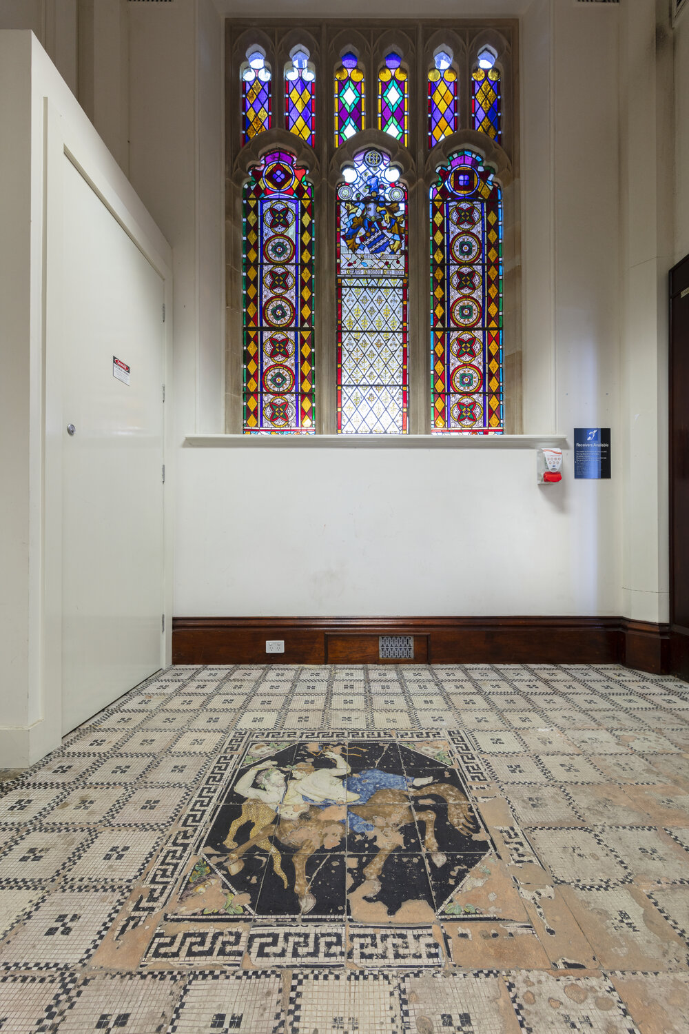 Decorated Floor of the Oriental Studies Room Lobby 