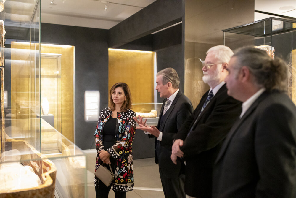 HRH Princess Dana Firas of Jordan Visits the Chau Chak Wing Museum