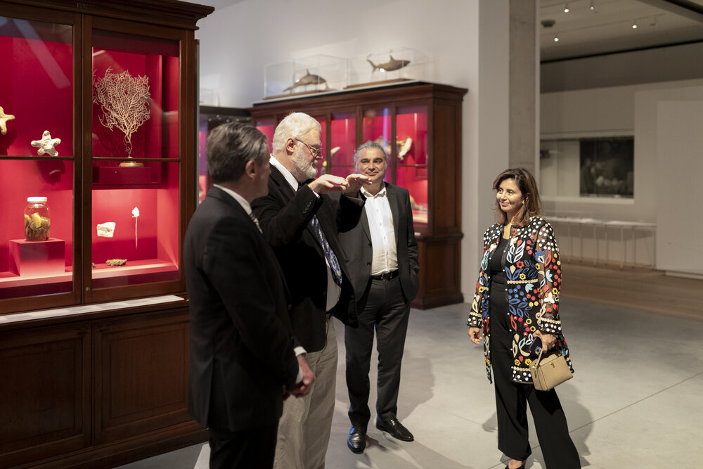 HRH Princess Dana Firas of Jordan Visits the Chau Chak Wing Museum