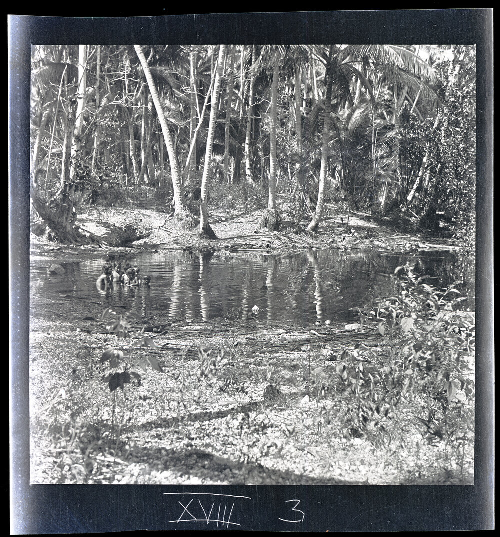 [Narau] Another Small Lagoon up at Buoda with Children Bathing