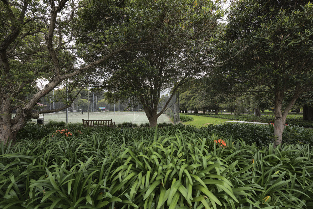 Tennis Courts on the Current Chau Chak Wing Museum Site