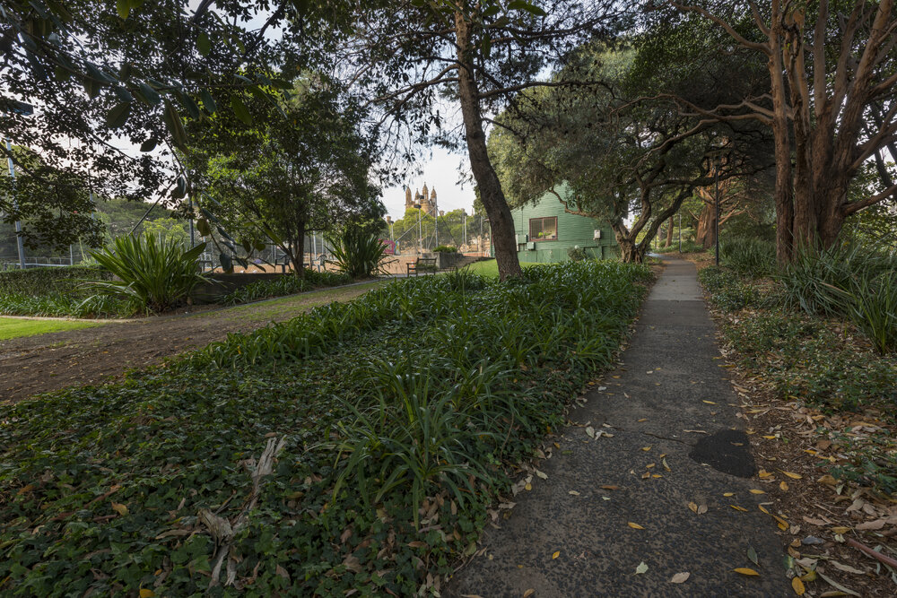 Tennis Courts on the Current Chau Chak Wing Museum Site