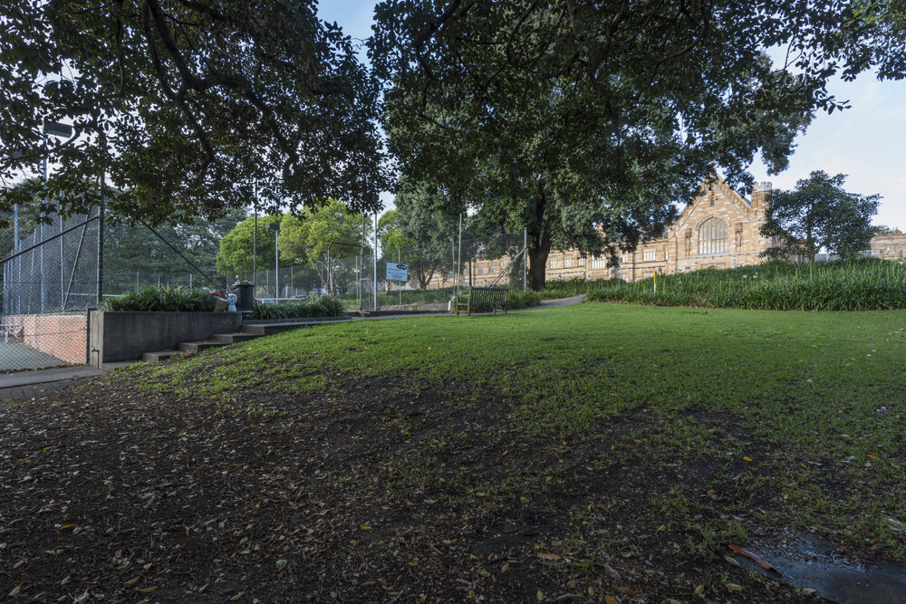 Tennis Courts on the Current Chau Chak Wing Museum Site