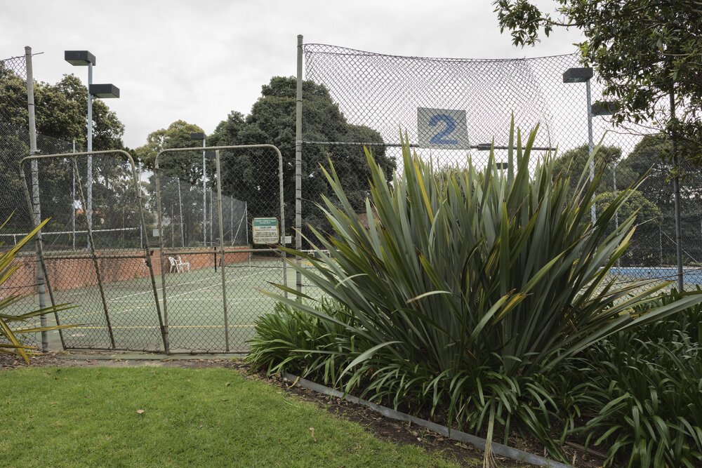 Tennis Courts on the Current Chau Chak Wing Museum Site