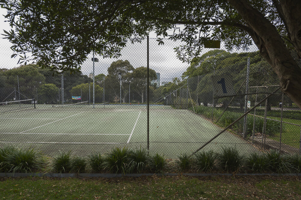 Tennis Courts on the Current Chau Chak Wing Museum Site