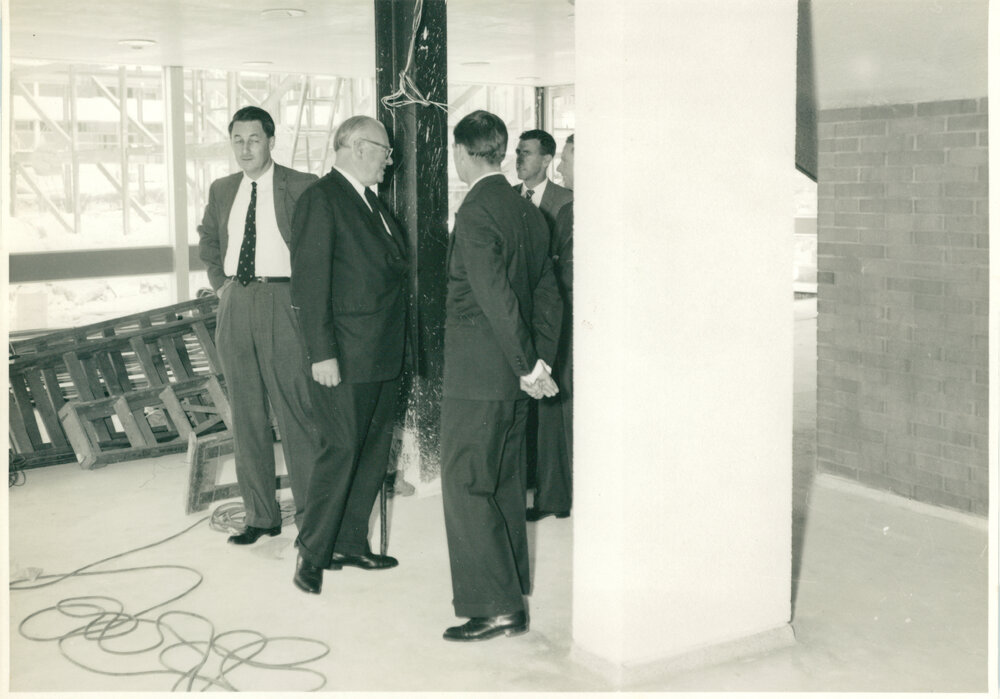 Inspecting the Construction of Stephen Roberts Theatre