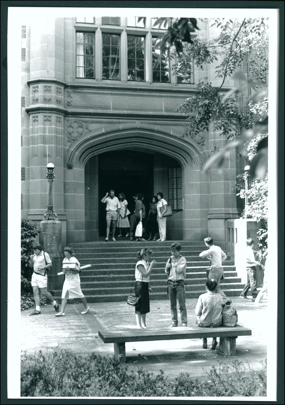Students Outside Old Teachers College