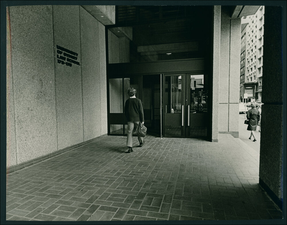 Student Entering the Law School