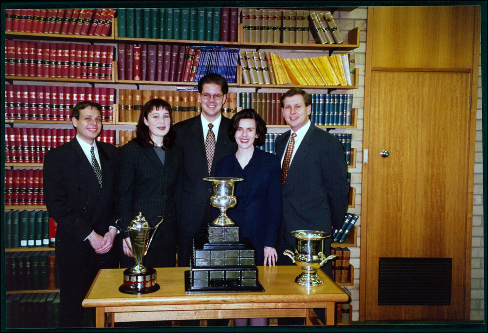 Winning 1996 Mooting Team