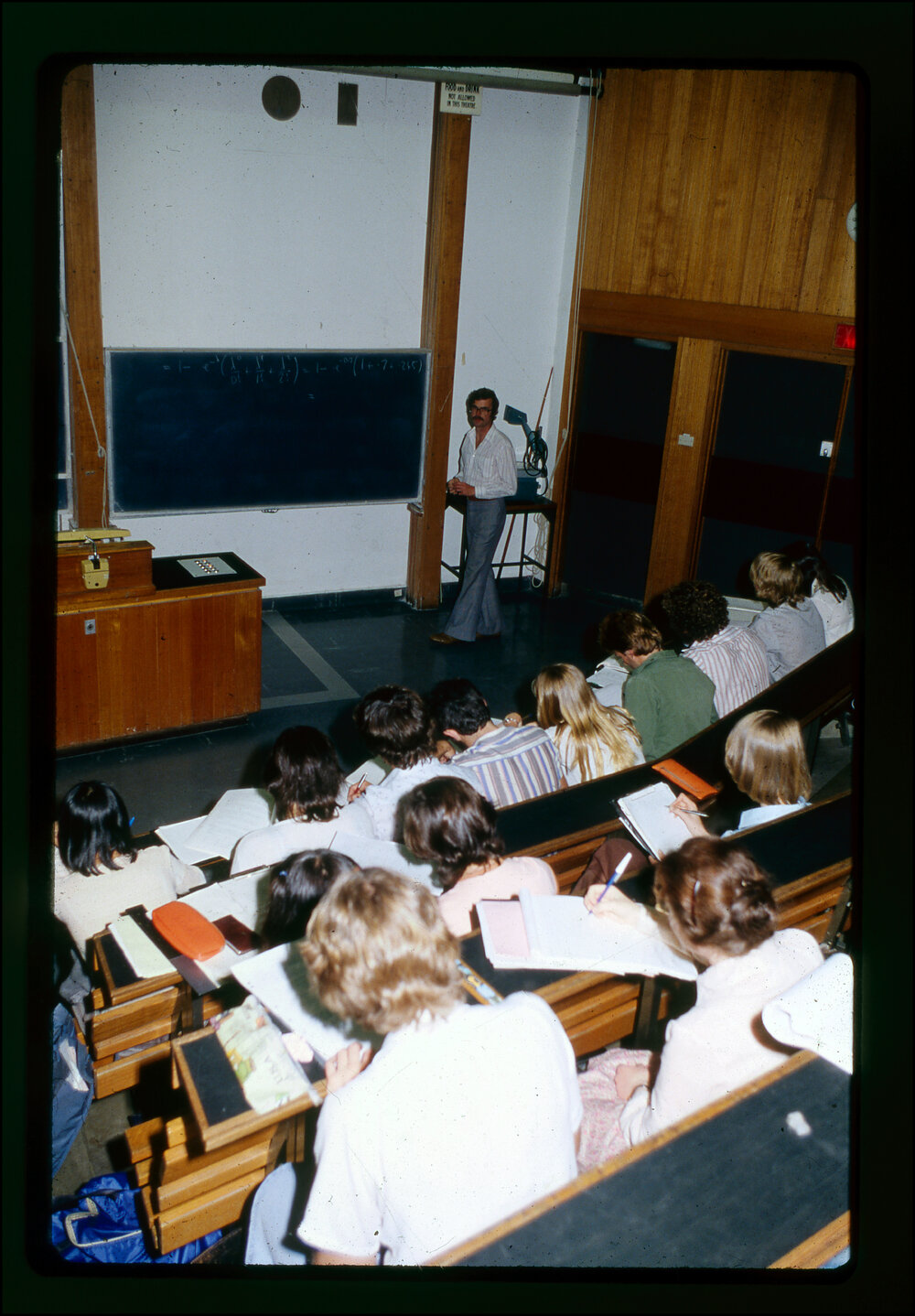 Malcolm Quine, Maths Statistics Lecture